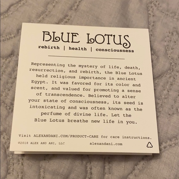 Alex and Ani blue lotus set - Picture 3 of 7
